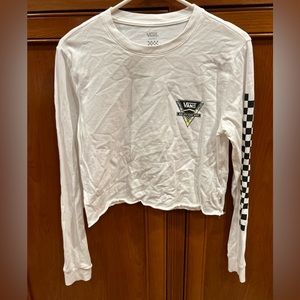 Vans cropped long sleeve shirt